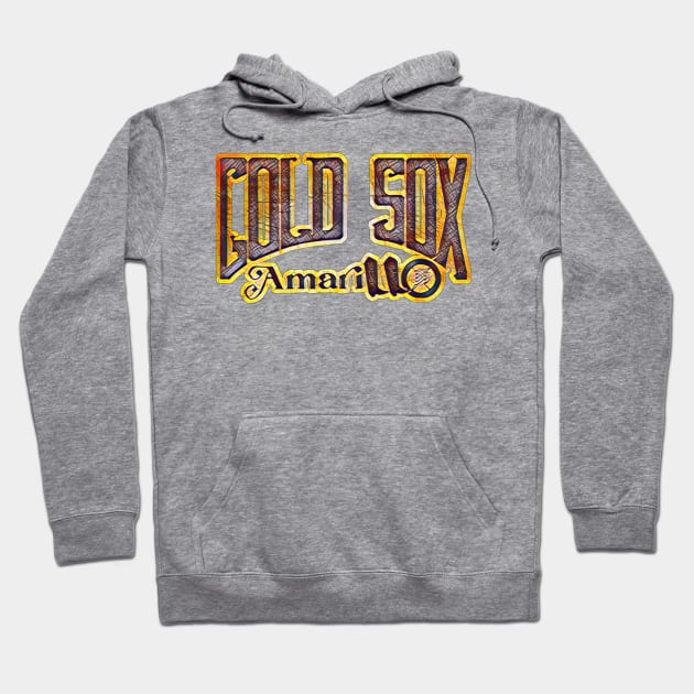 Amarillo Gold Sox Baseball Hoodie by Kitta’s Shop